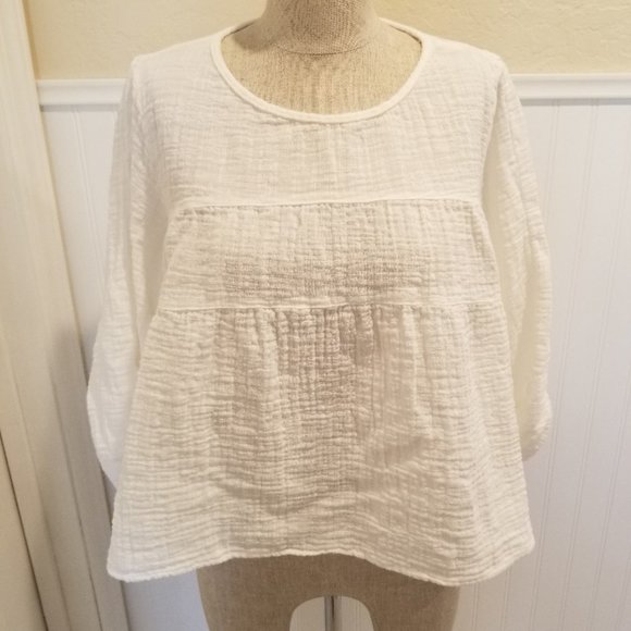 Max Studio White Blouse Size Small - Picture 1 of 7